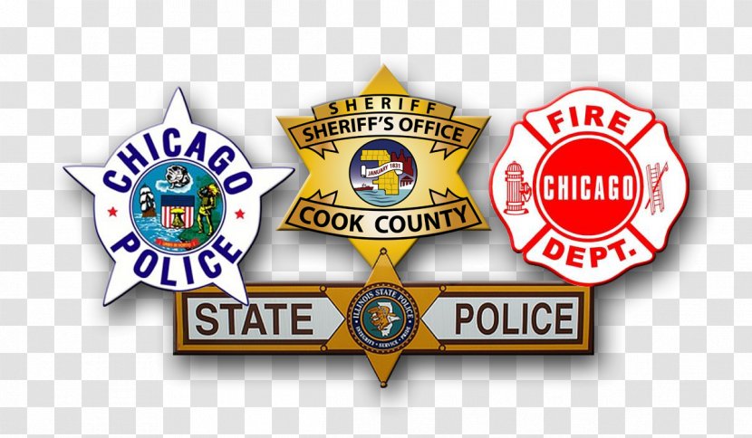 Police Officer Law Enforcement Badge Tie Clip - Thin Blue Line - Chicago Fire Ambulance City Transparent PNG