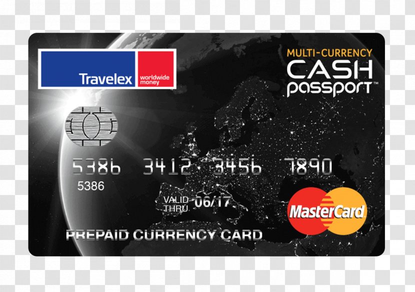 Travelex Credit Card キャッシュパスポート Stored-value Debit - Visa Transparent PNG