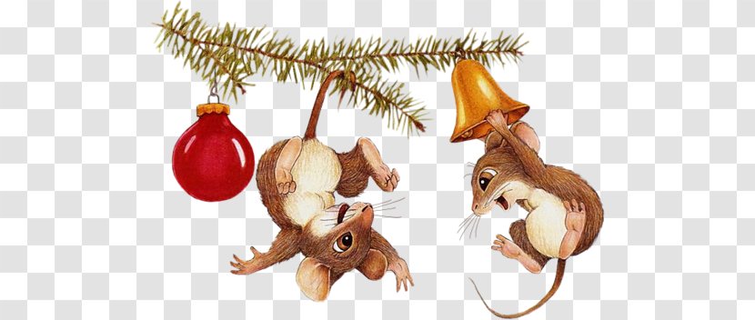 Computer Mouse Rat Christmas Clip Art - Decoration Transparent PNG