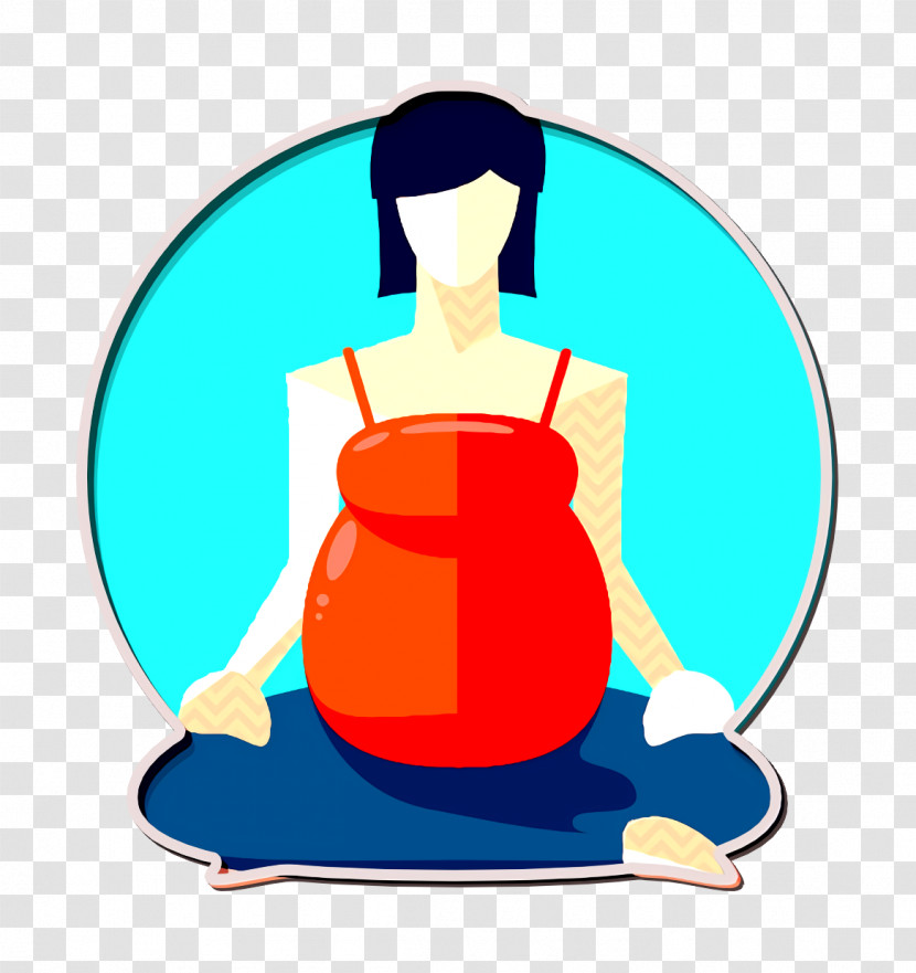 Yoga Icon Pregnancy Icon Transparent PNG