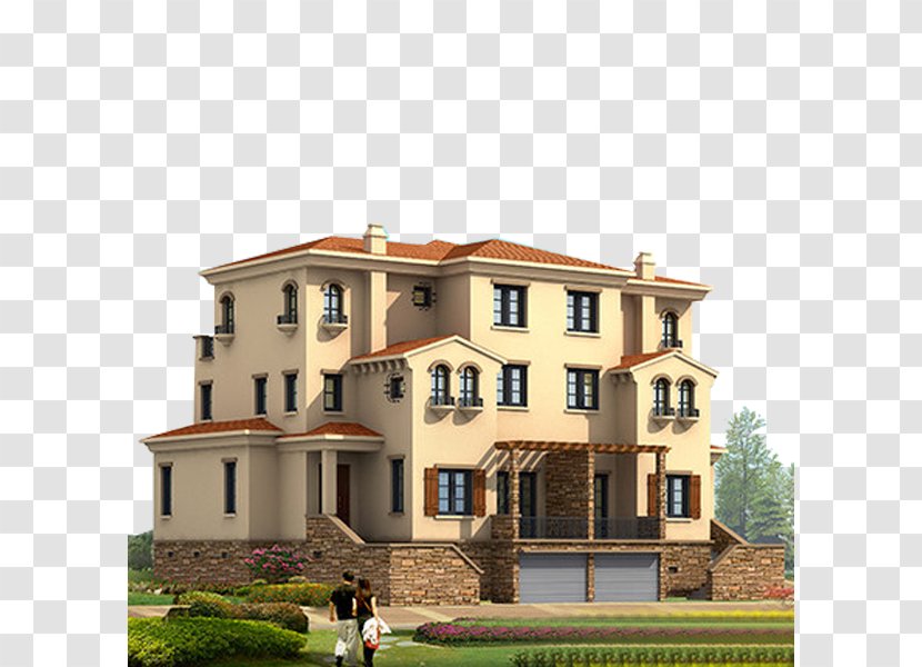 Villa Building Architecture Gratis - Official Residence Transparent PNG
