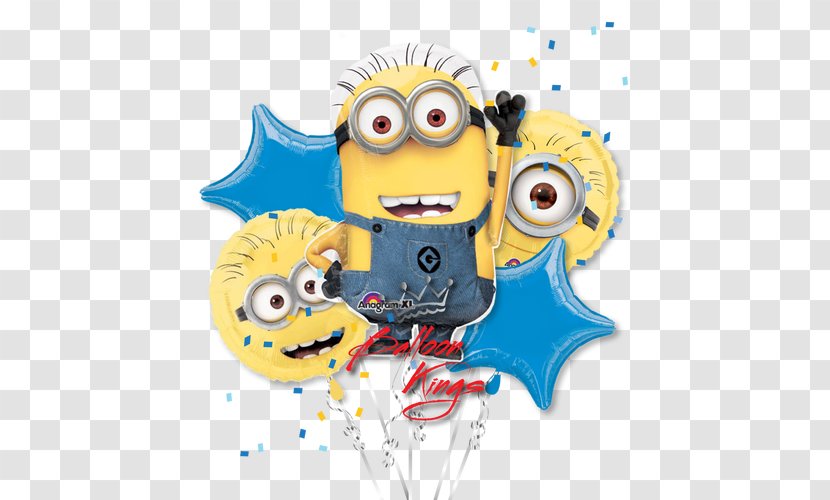 Universal Pictures Dave The Minion Despicable Me Minions Balloon - Toy - 2 Transparent PNG