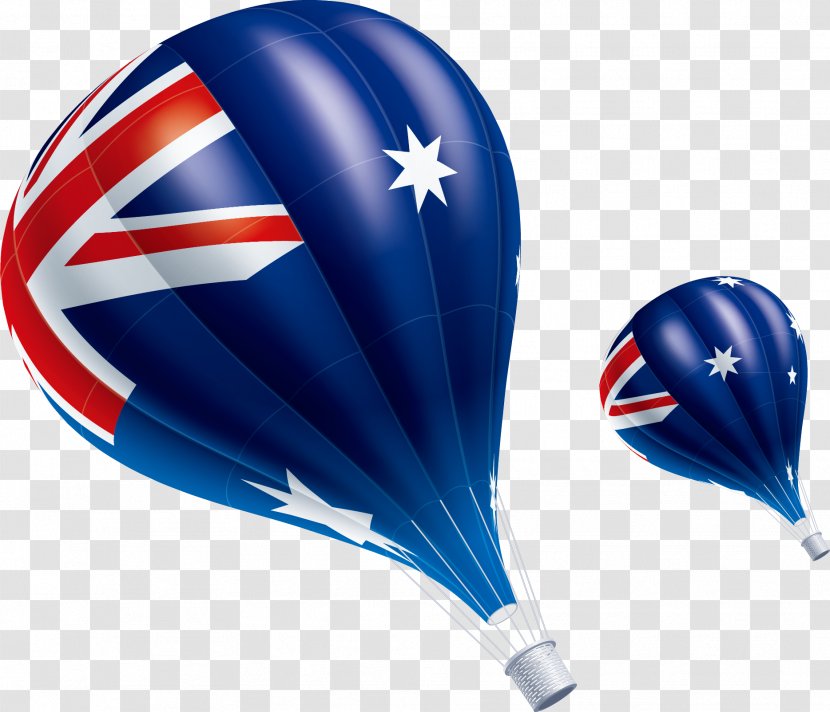 Parachute - Hot Air Ballooning - Blue International Design Vector Transparent PNG