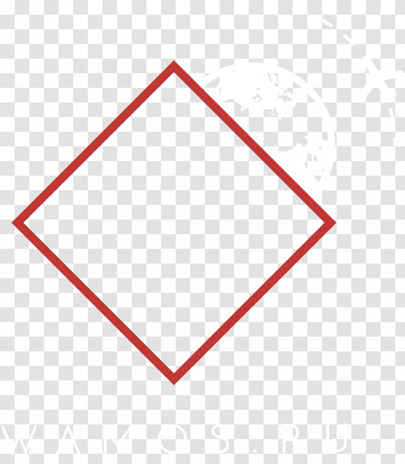 Triangle Point Symbol Transparent Enemy - Losange Map Transparent PNG