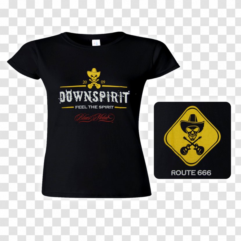 T-shirt Logo Sleeve Outerwear Font - T Shirt - Metallic Feel Transparent PNG
