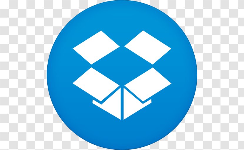 Blue Ball Area Symbol - Drew Houston - Dropbox Transparent PNG