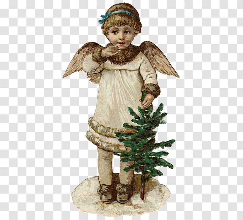 Angel Christmas Ornament Victorian Era Greeting & Note Cards Transparent PNG