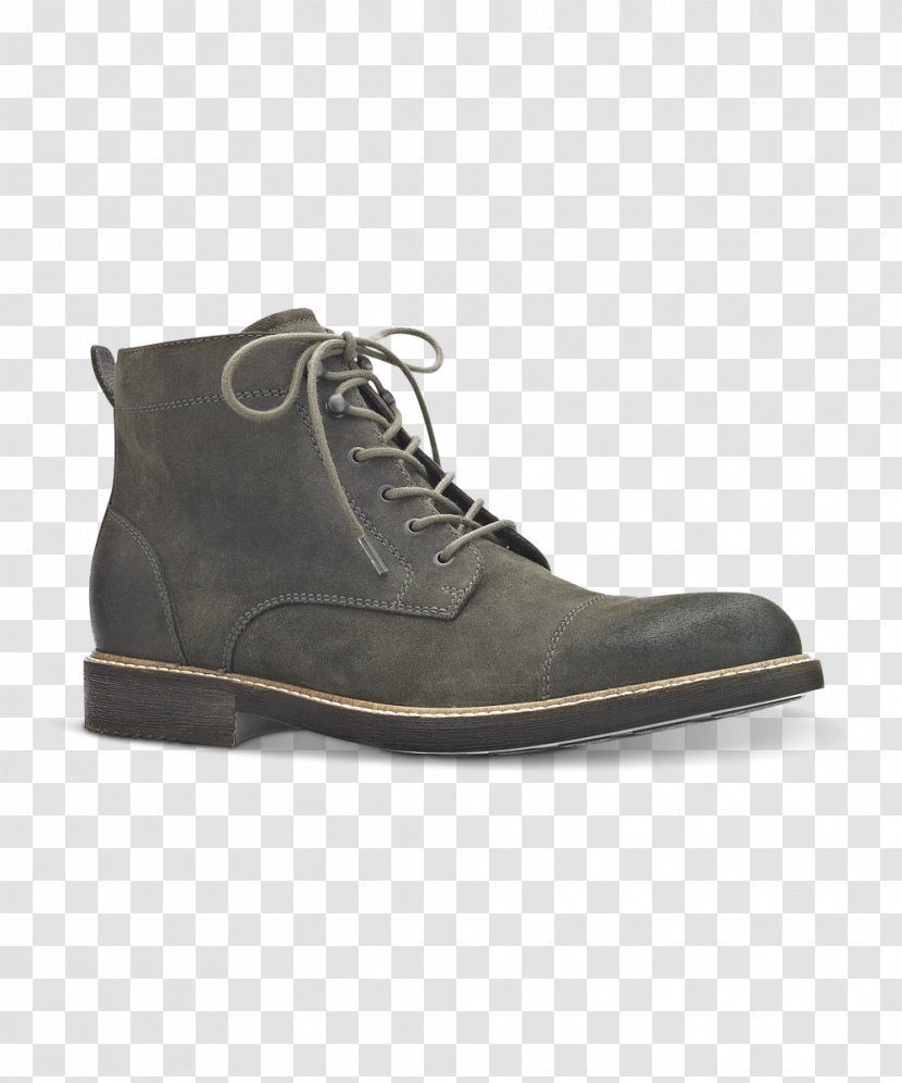ECCO Men's Kenton Vintage Boots Shoe Suede Black - Hiking Boot - Button Transparent PNG