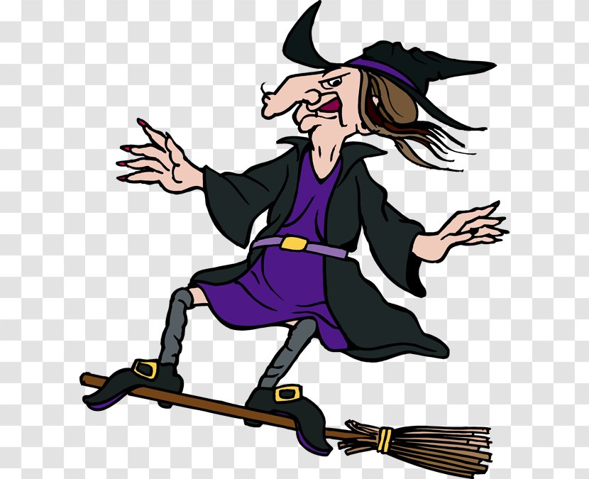 Witch's Broom Witchcraft Clip Art - Cartoon - Witch Cliparts Transparent PNG