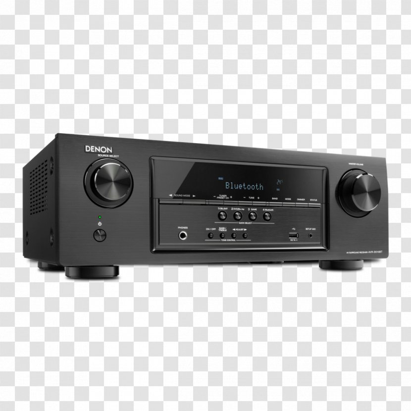 AV Receiver Denon AVR-X1400H Home Theater Systems Surround Sound - Television - Avó Transparent PNG