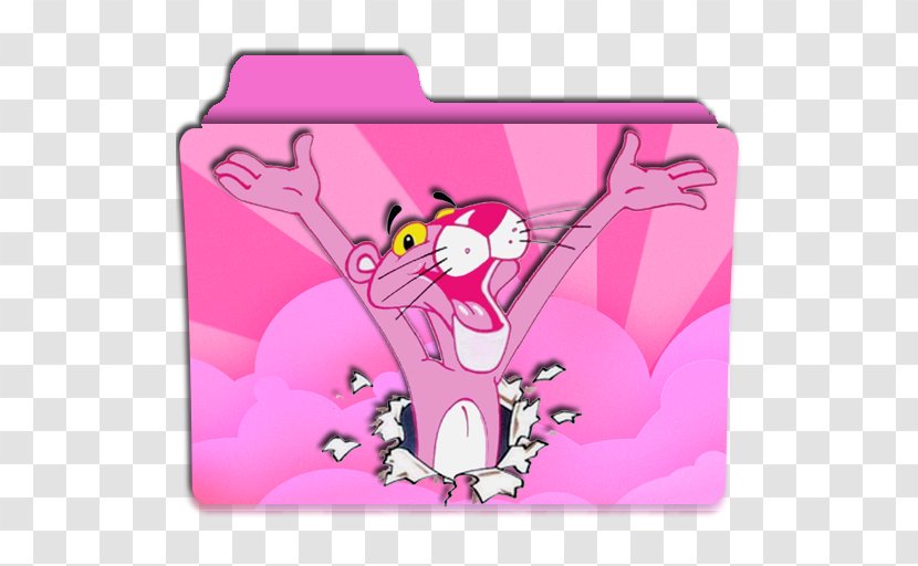 The Pink Panther Photography Birthday Cartoon - Fictional Character Transparent PNG