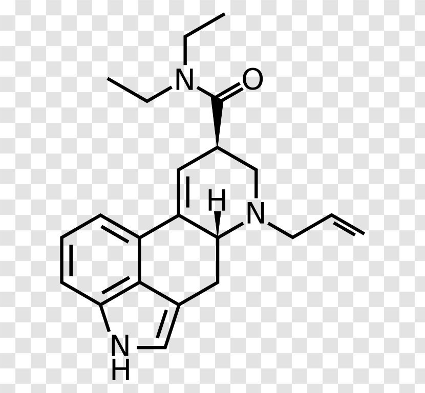 Lysergic Acid Diethylamide AL-LAD ALD-52 Structure - Tree - 24dimethylazetidide Transparent PNG