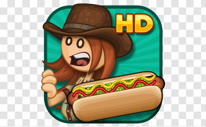 Papa's Hot Doggeria HD Taco Mia Cupcakeria Flipline Studios - Finger - Android Transparent PNG