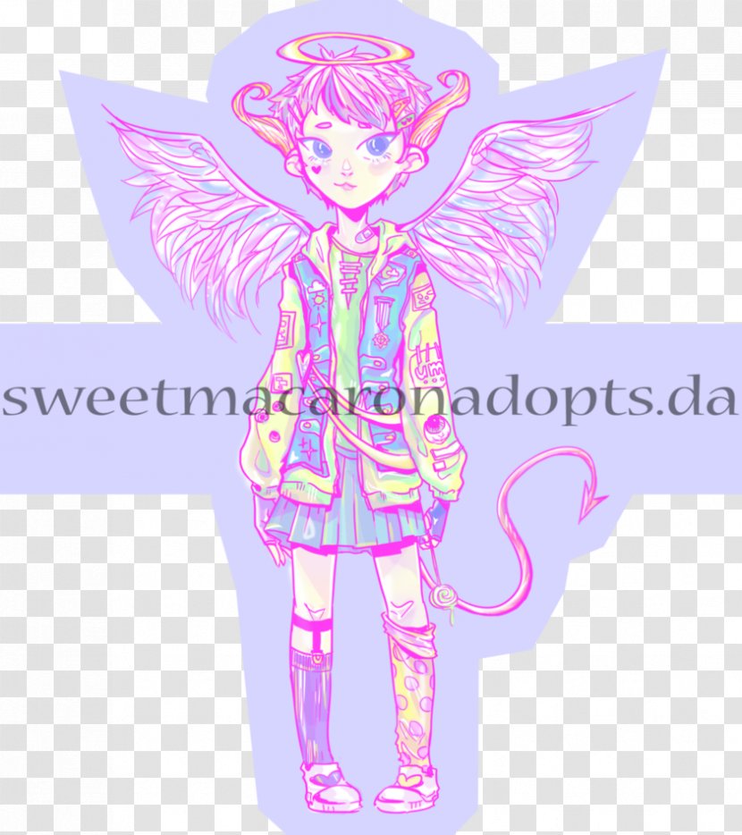 Pink M RTV Angel Font - Supernatural Creature - Decoração Transparent PNG