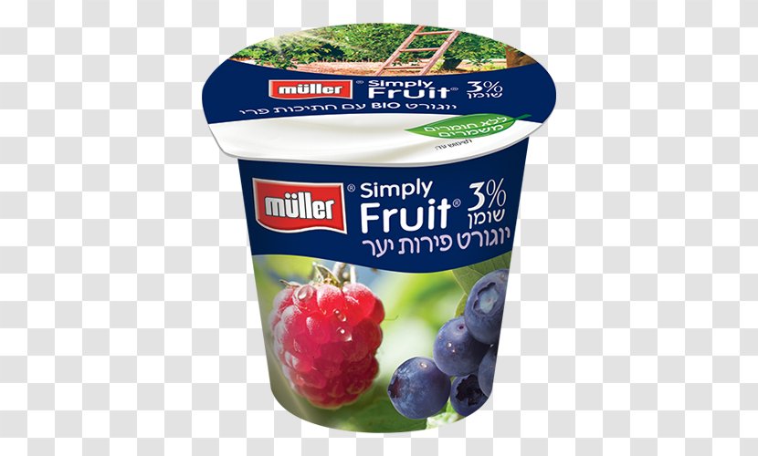 Soured Milk Müller Food Berry - Delicacy Transparent PNG