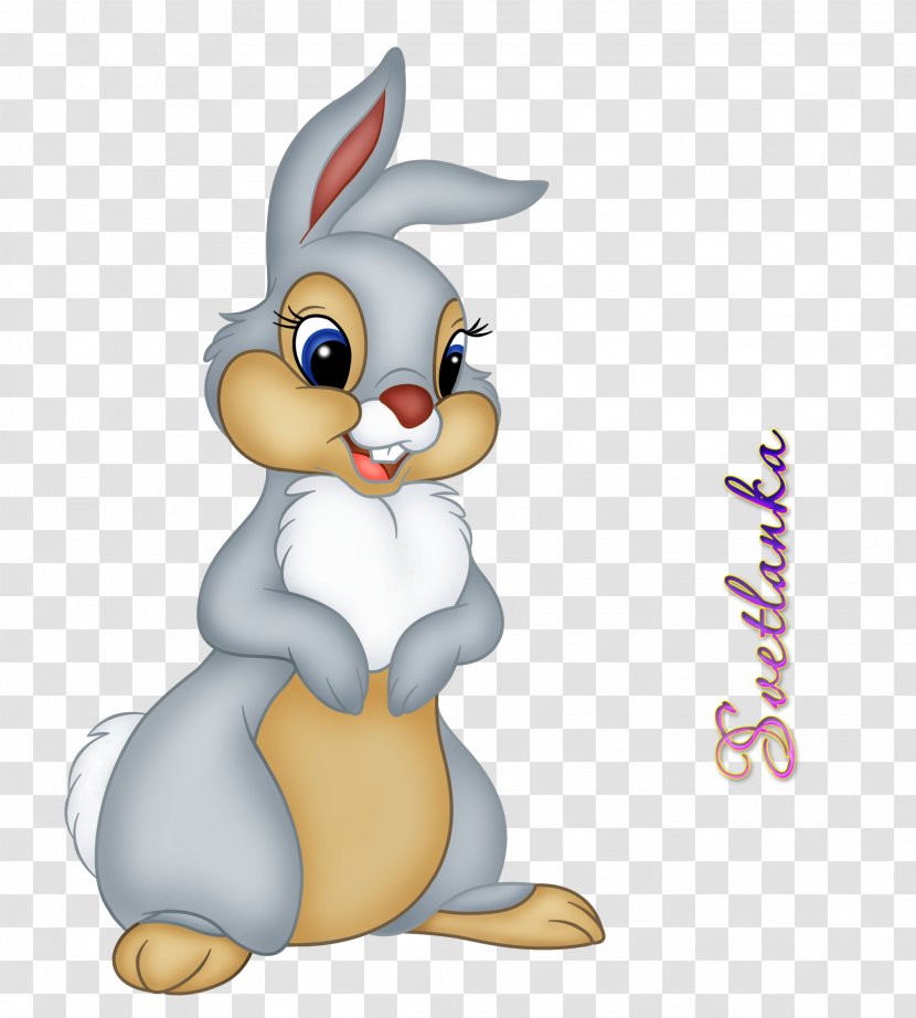 Thumper Faline Clip Art - Easter Bunny - Rabbit Transparent PNG