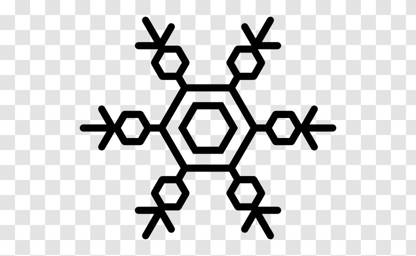 Snowflake Hexagon Shape Freezing - Symmetry Transparent PNG