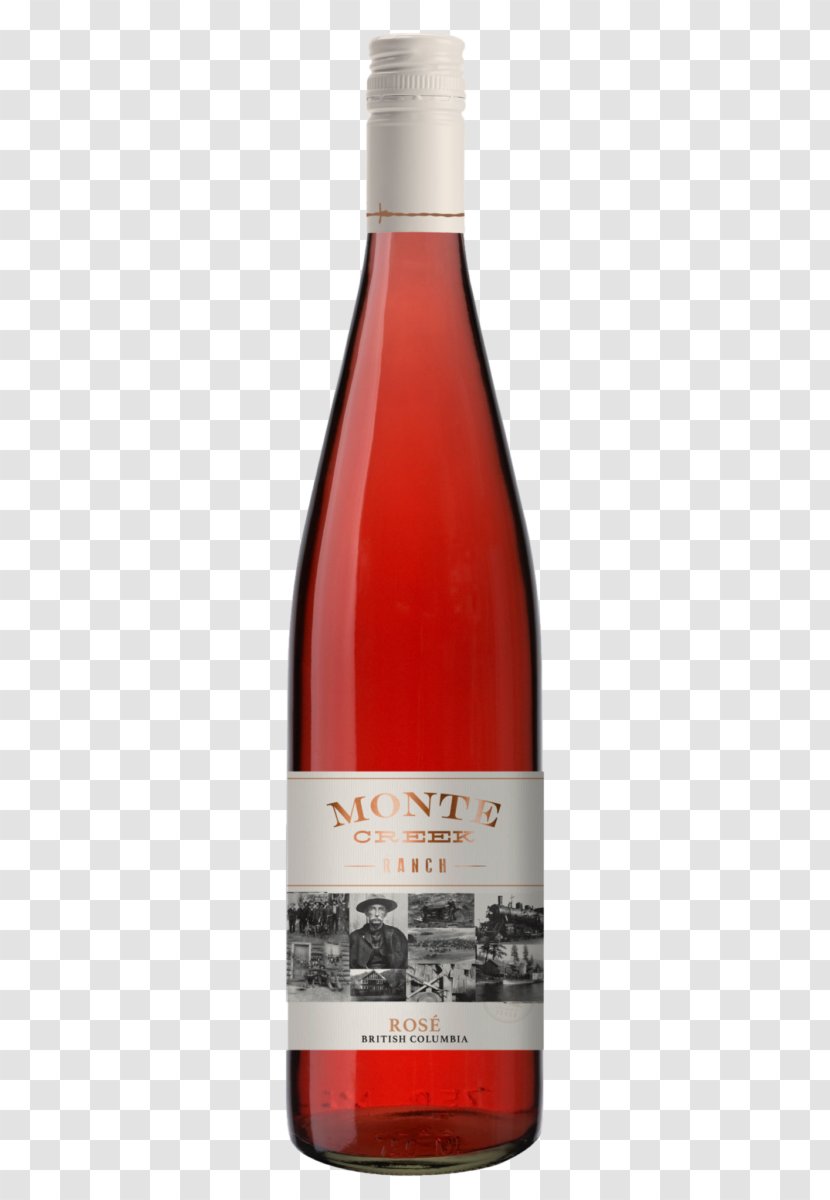 Liqueur Monte Creek Ranch Winery Dessert Wine Rosé - Glass Bottle Transparent PNG