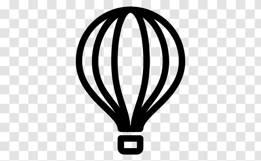 Flight Hot Air Balloon Birthday - Black Transparent PNG