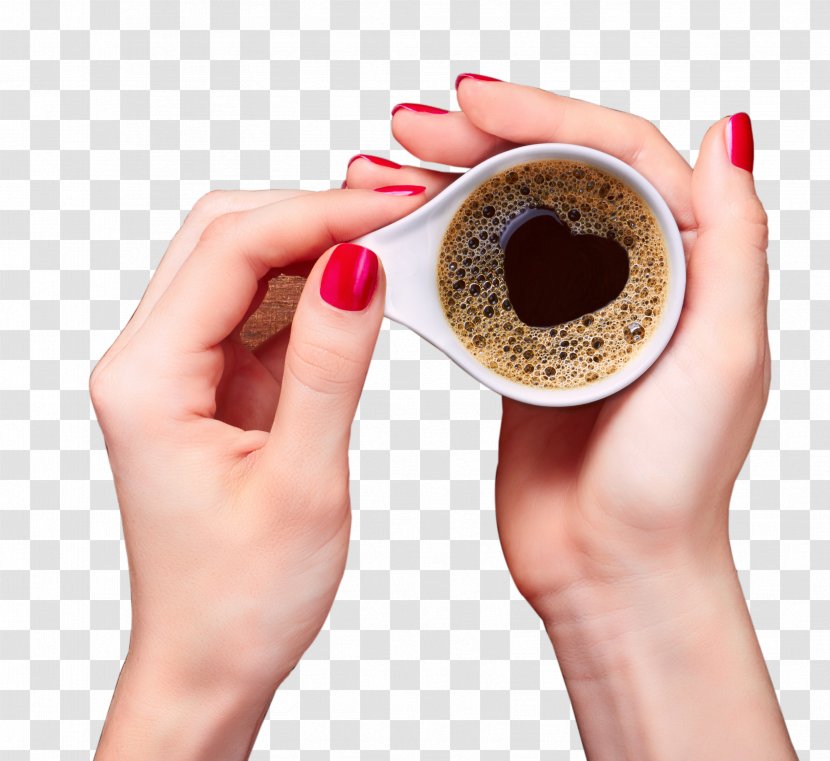 Coffee Cup Cafe Hand - Creative In Transparent PNG