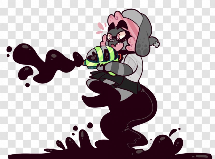 Splatoon Fan Art Character Wii U - Drawing - Ink Transparent PNG