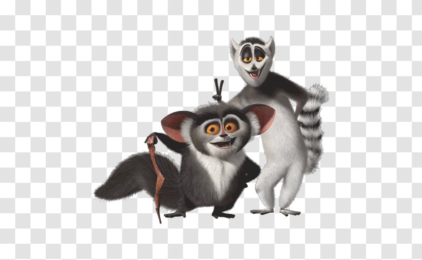 Ring-tailed Lemur Julien Madagascar Film - Penguin - Animation Transparent PNG