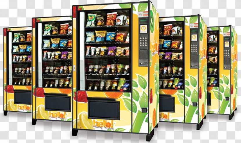 Vending Machines HUMAN Healthy Snack Business - Display Case Transparent PNG