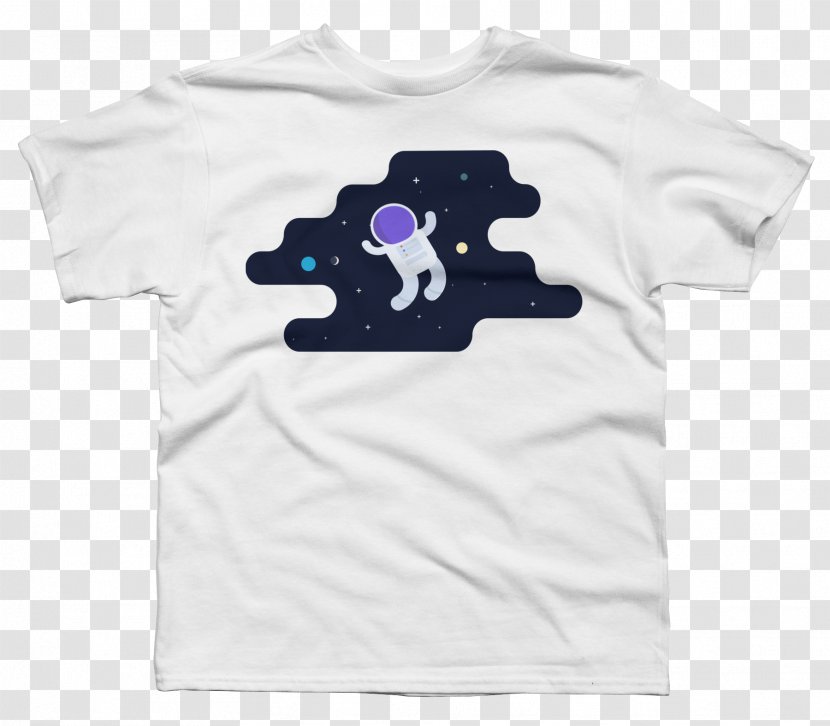 T-shirt Astronaut Kavaii Space Design By Humans - Brown Bear Transparent PNG