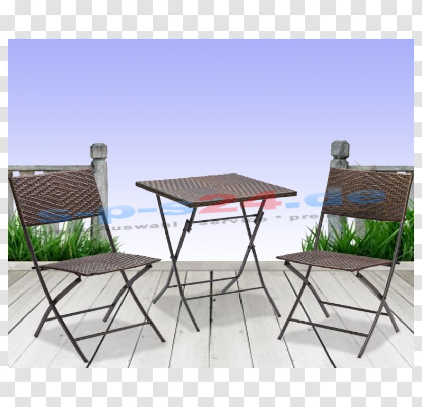 Polyrattan Chair Garden Furniture Table Sunlounger Transparent PNG