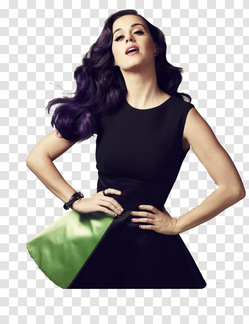 Katy Perry Photo Shoot Model Fashion Little Black Dress - Frame Transparent PNG