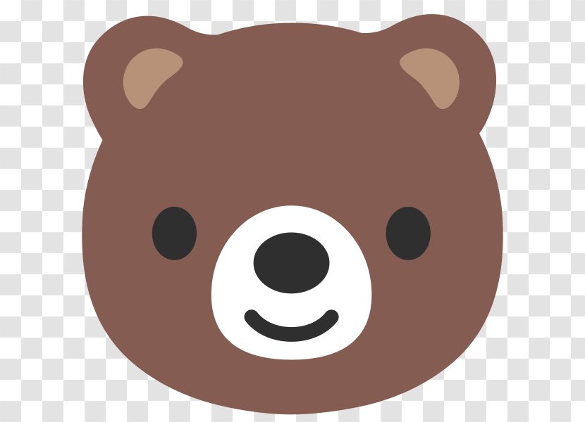 Bear Emoji Android Noto Fonts Clip Art - Heart - Vector Diagram Transparent PNG