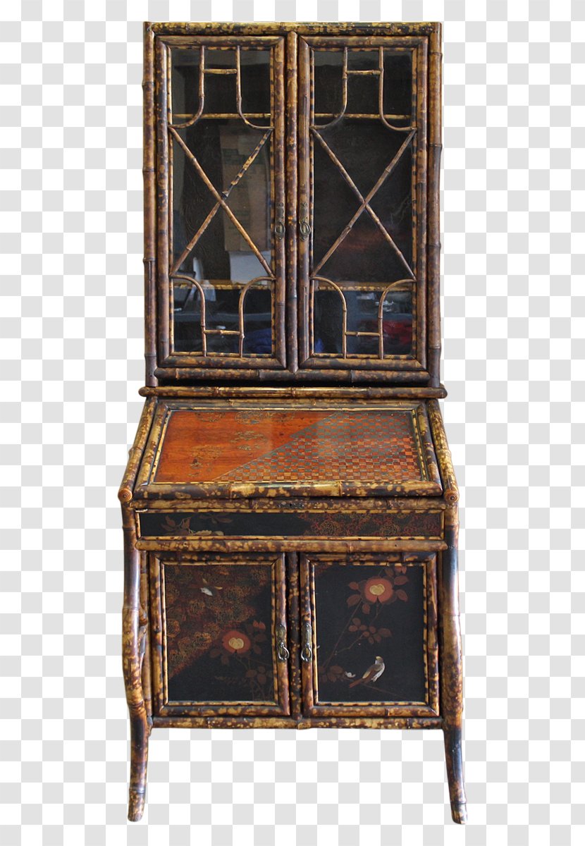 Table Hutch Secretary Desk Furniture Antique - Chair - Bookcases Transparent PNG