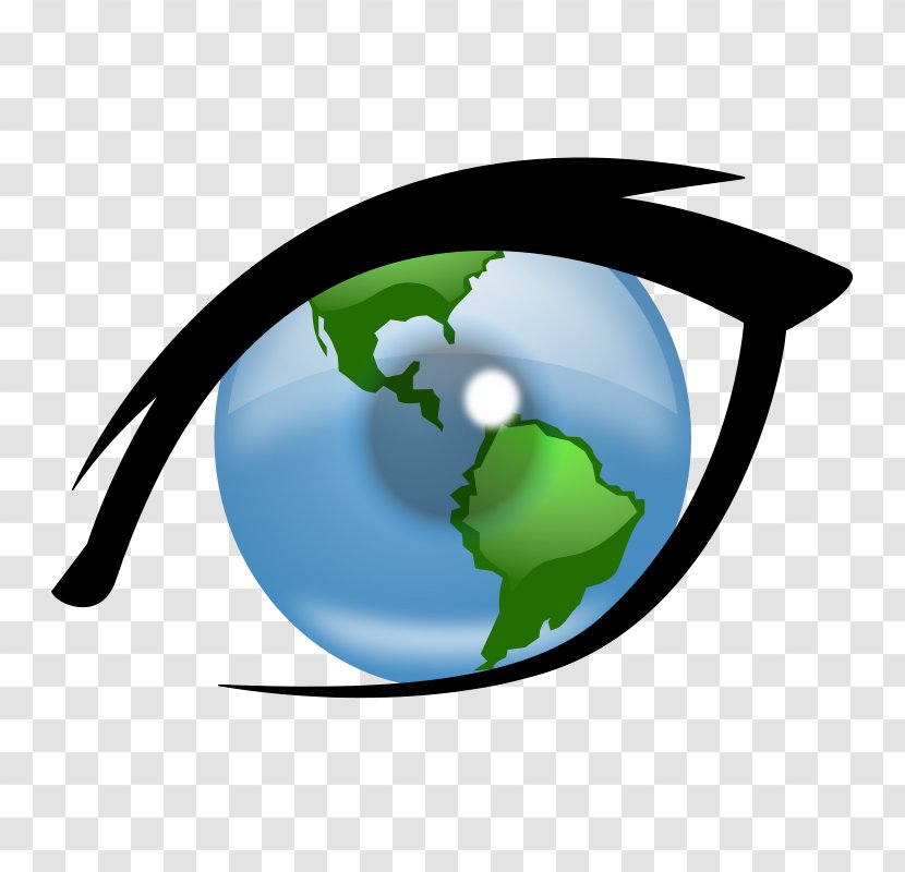 Globe World Clip Art - Eye Vector Transparent PNG