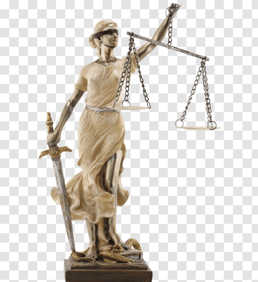 Lady Justice Themis Statue Sculpture Transparent PNG