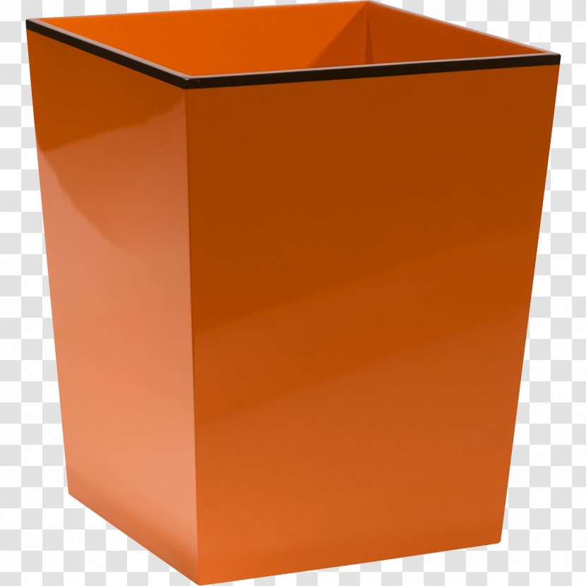 Rectangle Flowerpot - Orange - Angle Transparent PNG