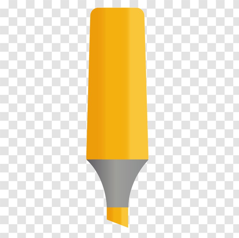 Yellow Angle Font - Orange - Pen Transparent PNG