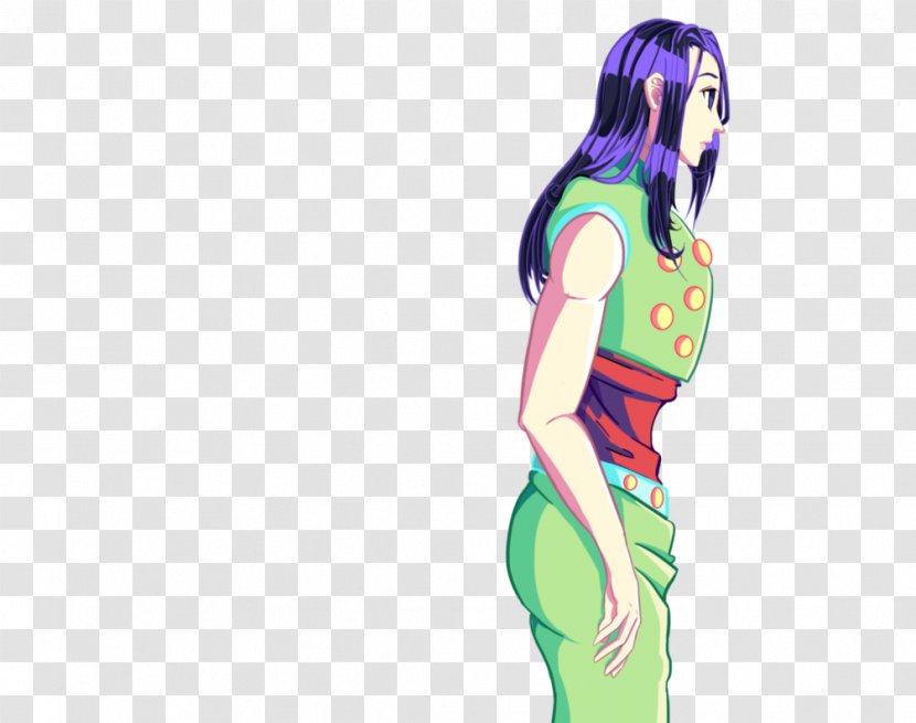 Finger Cartoon Green Hip - Heart - Hisoka Transparent PNG