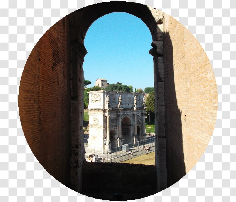 Arch Of Constantine Colosseum Roman Forum Palatine Hill - History Transparent PNG