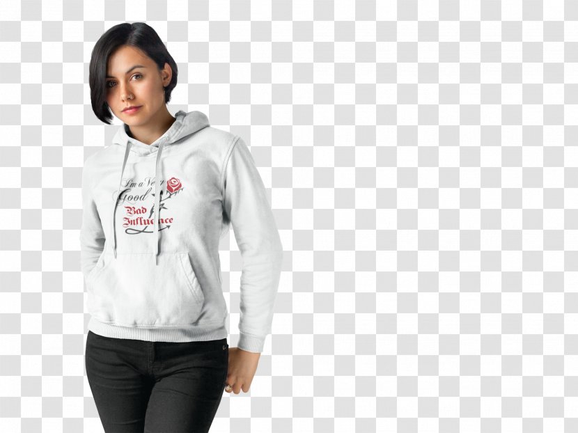Hoodie T-shirt Sweater Top - Clothing Transparent PNG