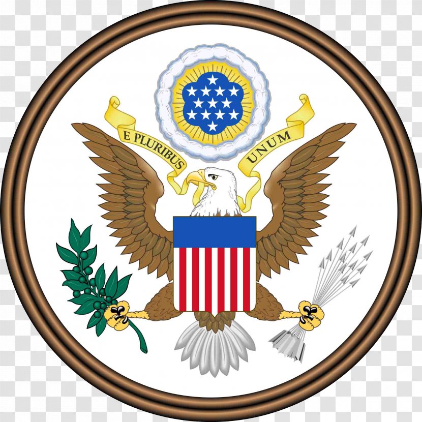 Great Seal Of The United States Federal Government President - E Pluribus Unum - USA Coat Arms Transparent PNG