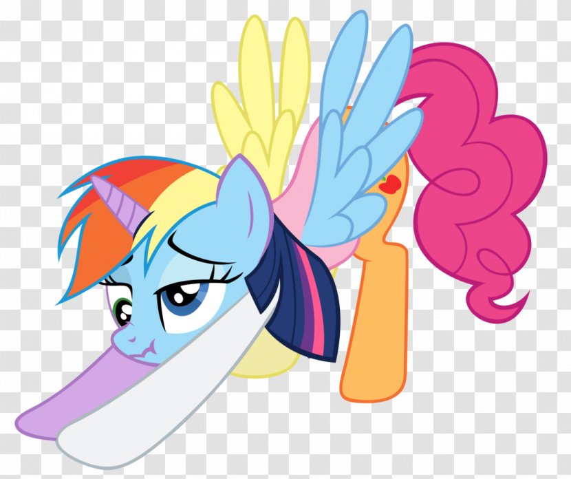 Rainbow Dash Fluttershy Twilight Sparkle Pinkie Pie Rarity - My Little Pony Friendship Is Magic - Chimera Transparent PNG