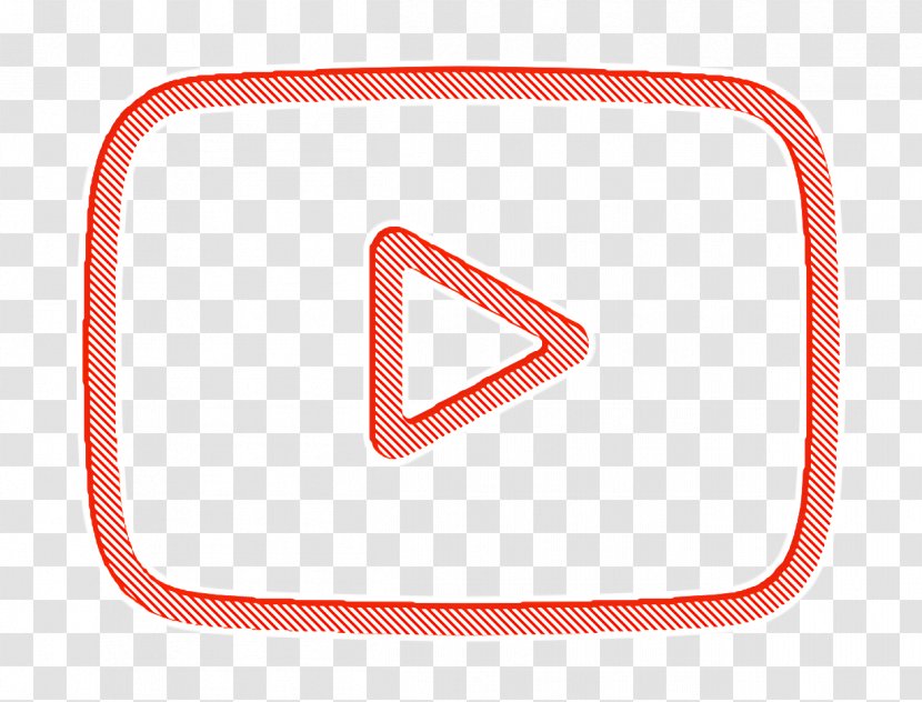 Youtube Icon Logo Social Network - Rectangle Transparent PNG