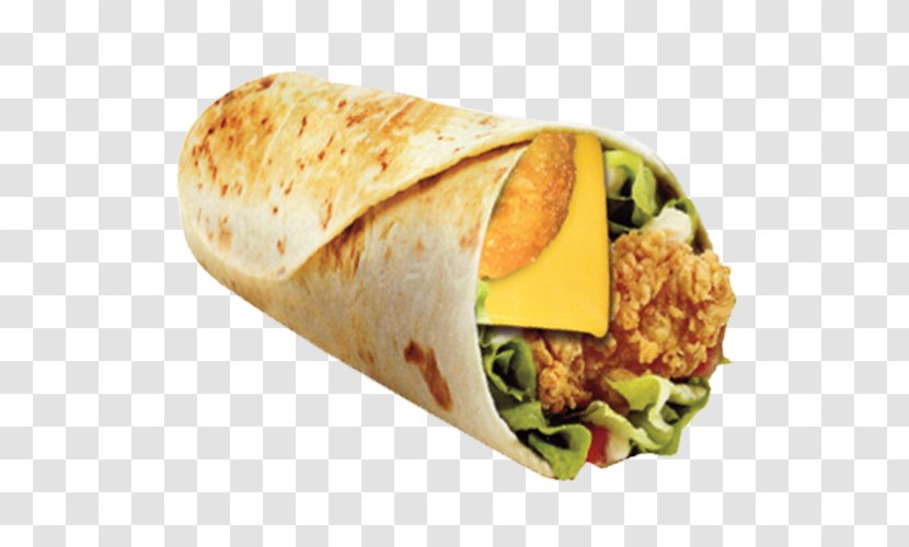 Wrap Kati Roll Burrito Shawarma Hamburger - Vegetarian Food - Kebab Transparent PNG