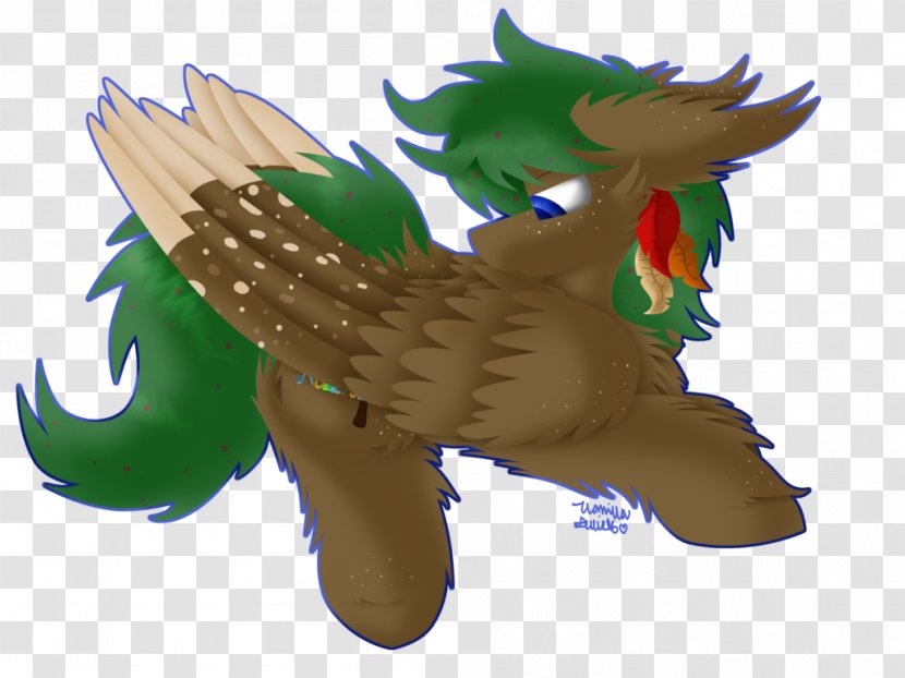 Horse Dragon Feather Cartoon Transparent PNG