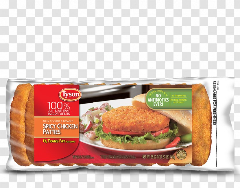 Chicken Patty Nugget Buffalo Wing Fingers - Spice Transparent PNG