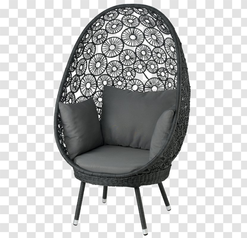 Chair Egg Furniture Resin Wicker Transparent PNG