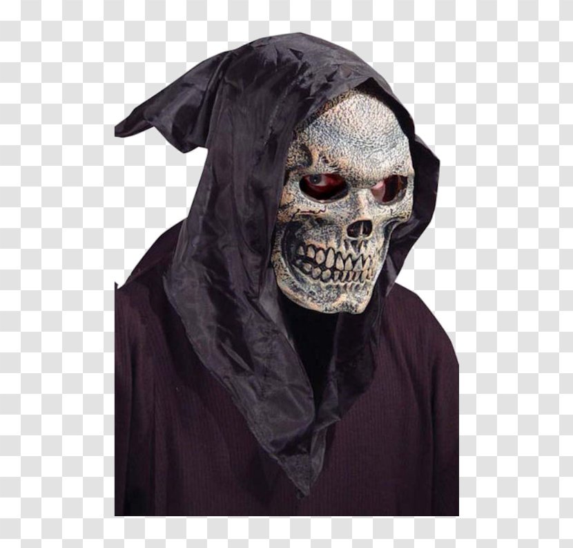 Hood Latex Mask Halloween Costume Death - Masquerade Ball Transparent PNG