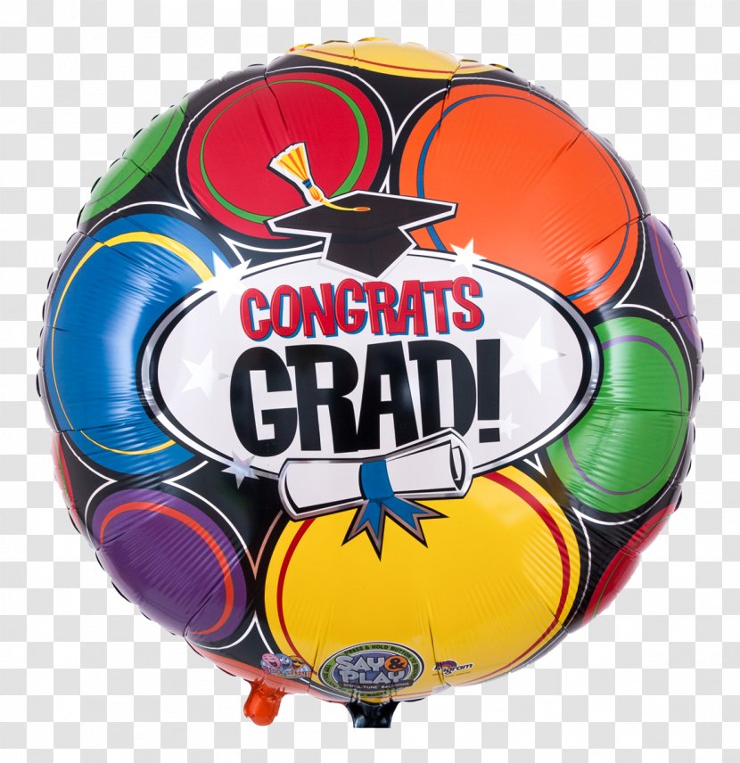 Mylar Balloon Aluminium Foil BoPET Graduation Ceremony - Party Supply - Congrats Grad Transparent PNG