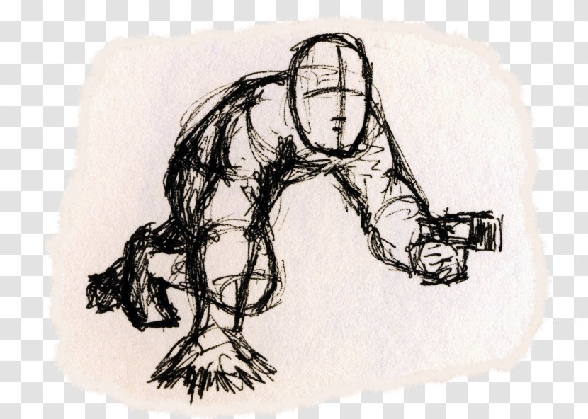 Figure Drawing Cartoon Sketch - Hand - Blam Transparent PNG