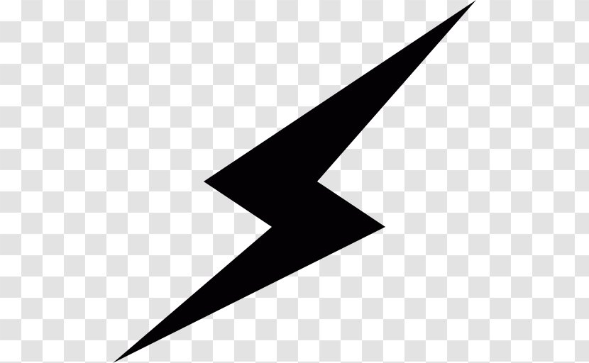 Lightning Thunderbolt Clip Art - Triangle - Vector Transparent PNG